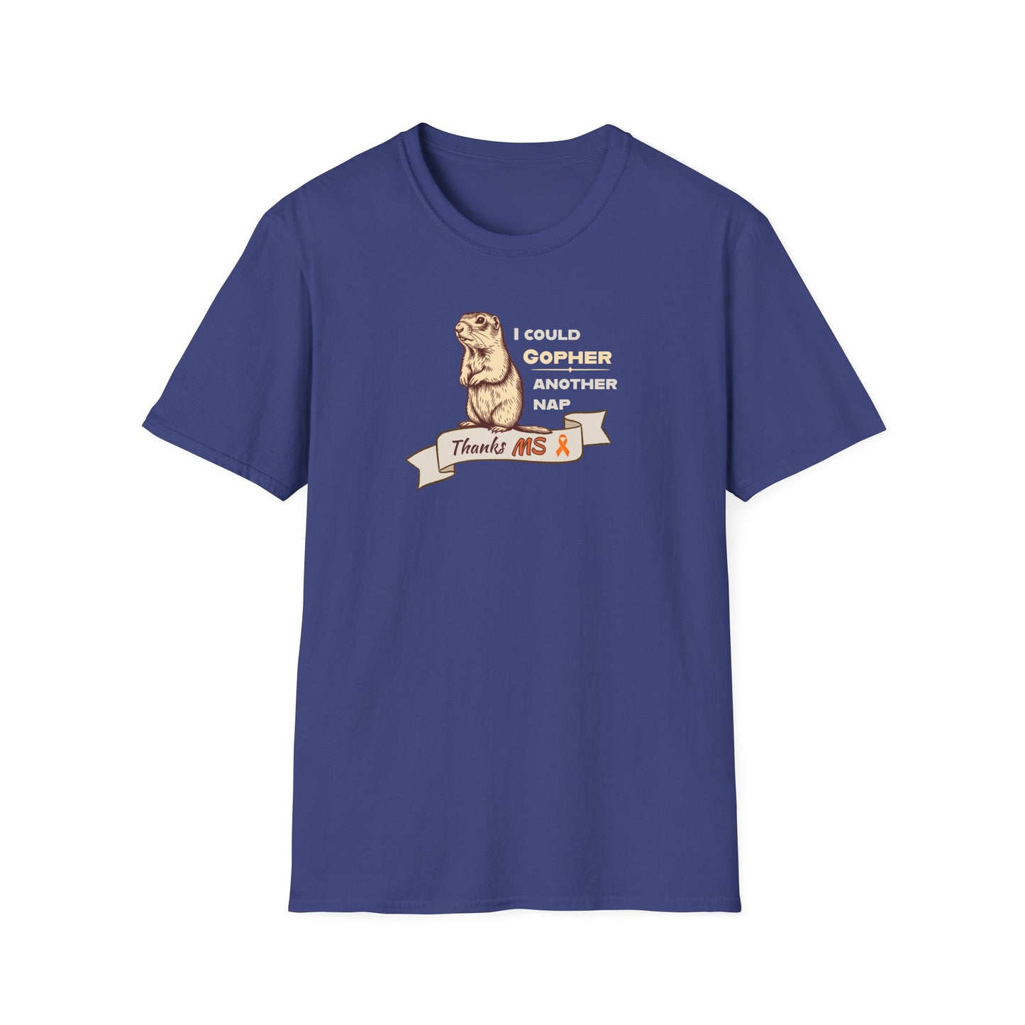 "Gopher a Nap" Unisex Tee: A Humorous Nod to Living with MS