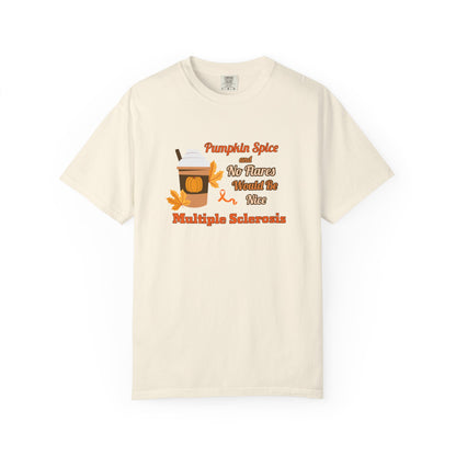 Pumpkin Spice & No Flares Would Be Nice - Unisex Garment-Dyed T-shirt