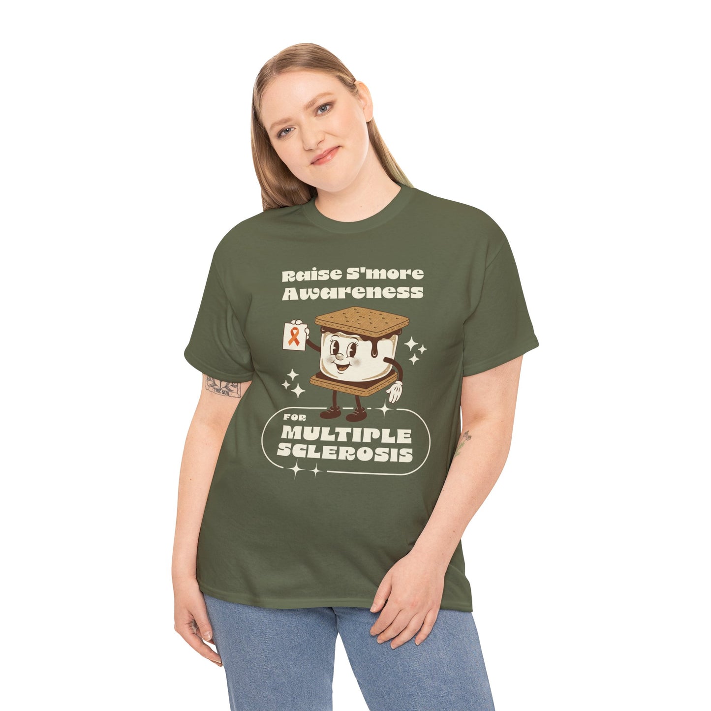 Raise S'more Awareness for Multiple Sclerosis,- Unisex Heavy Cotton Tee - Awareness Tee, Charity T-Shirt, Casual Wear, Fun Gift Idea, [...]
