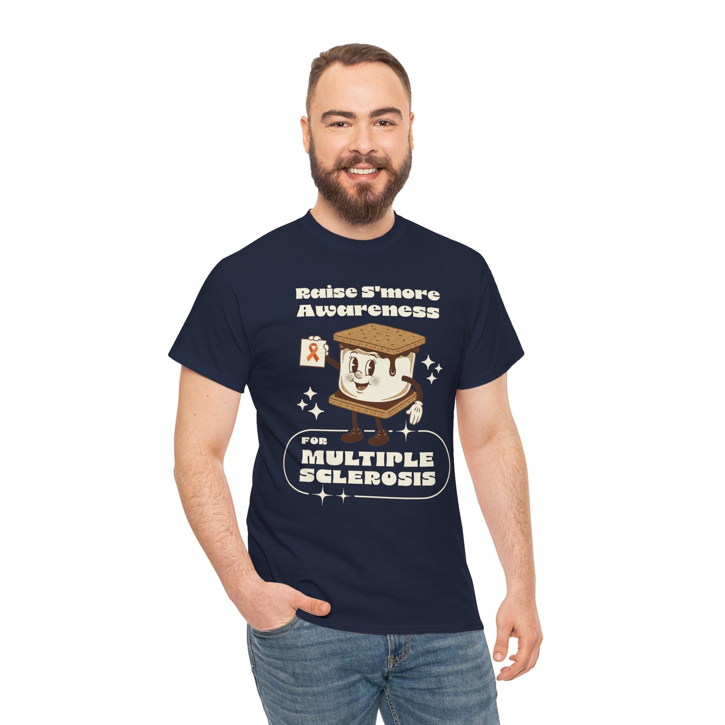 Raise S'more Awareness for Multiple Sclerosis,- Unisex Heavy Cotton Tee - Awareness Tee, Charity T-Shirt, Casual Wear, Fun Gift Idea, [...]