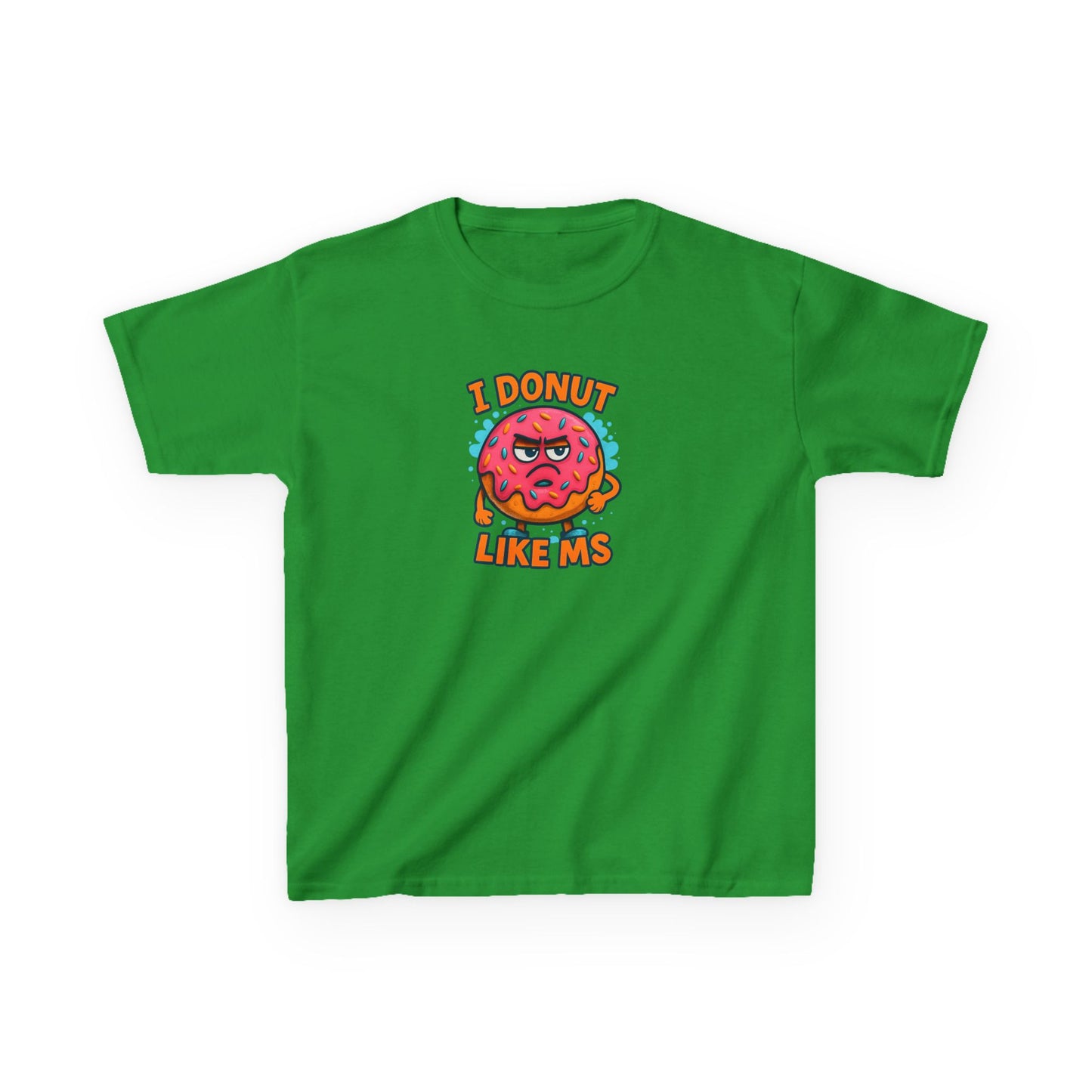 Kids "I Donut Like MS" T-Shirt | Youth Support Shirt for a Loved One with MS | Children's Chronic Illness Awareness Tee