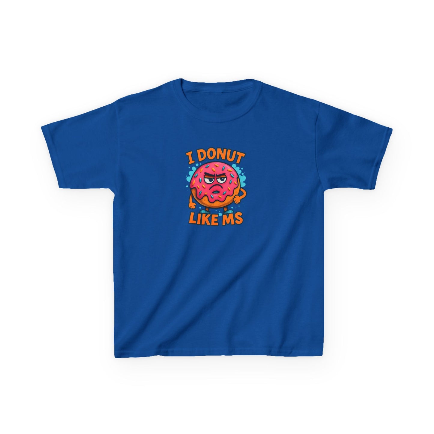 Kids "I Donut Like MS" T-Shirt | Youth Support Shirt for a Loved One with MS | Children's Chronic Illness Awareness Tee