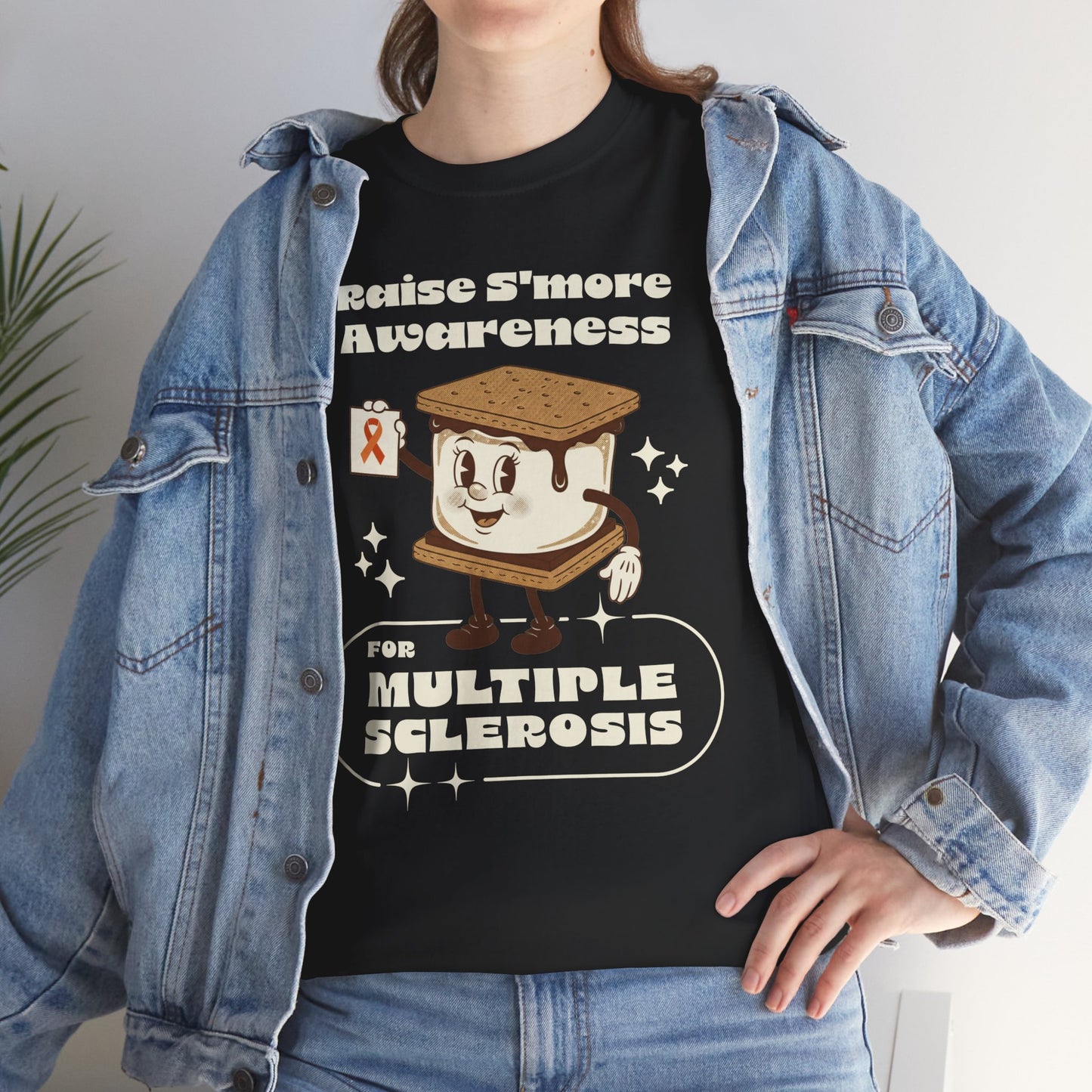 Raise S'more Awareness for Multiple Sclerosis,- Unisex Heavy Cotton Tee - Awareness Tee, Charity T-Shirt, Casual Wear, Fun Gift Idea, [...]