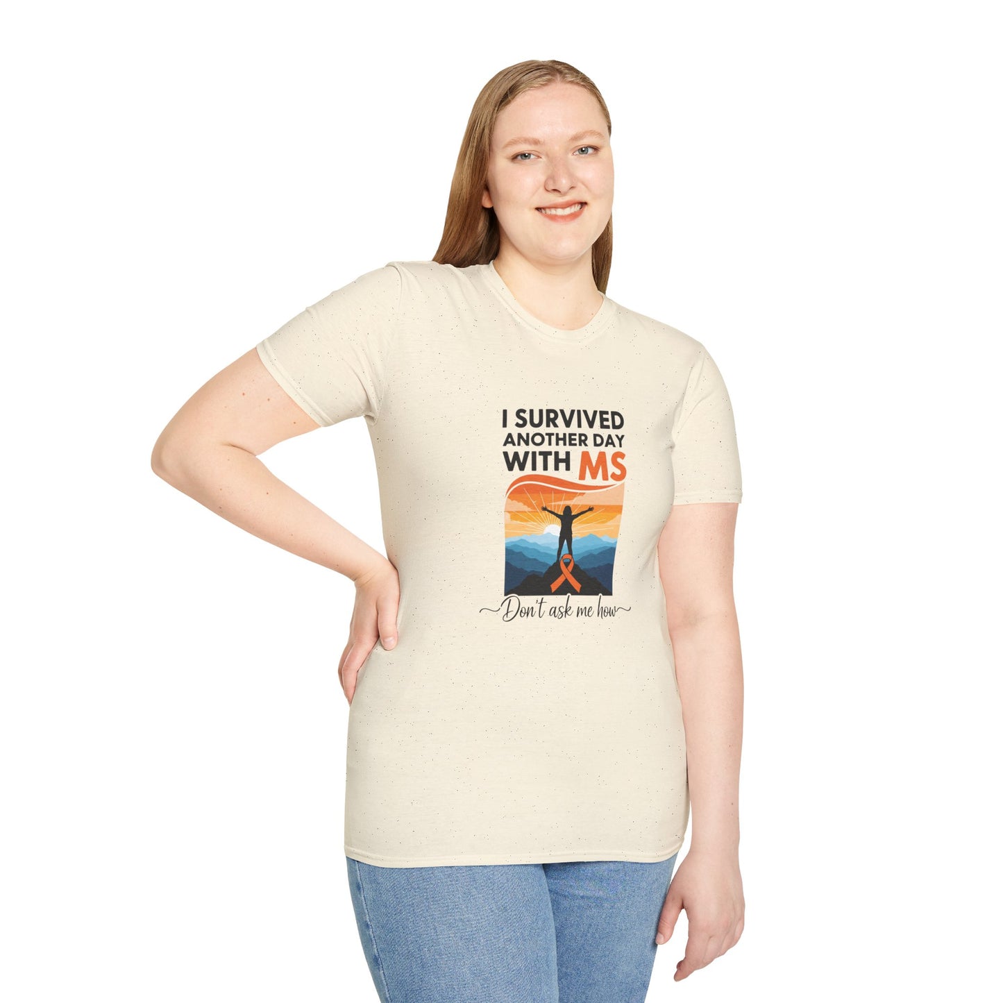 I Survived Another Day with MS T-Shirt | Multiple Sclerosis Awareness Tee | Chronic Illness Warrior Shirt