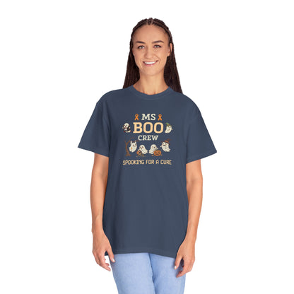 MS Boo Crew Unisex T-shirt -  Festive Fall T-Shirt for MS Awareness and Halloween