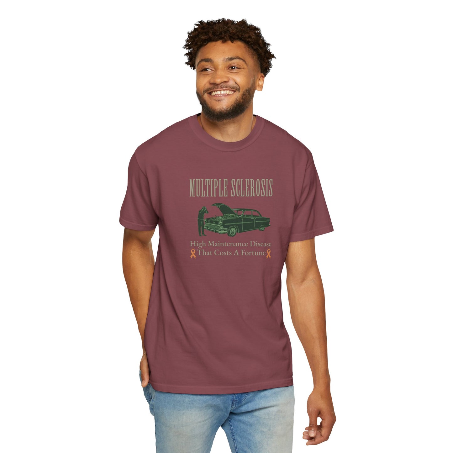 MS Awareness Unisex T-shirt - High Maintenance Disease for Car Lovers