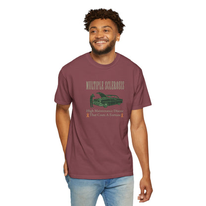 MS Awareness Unisex T-shirt - High Maintenance Disease for Car Lovers