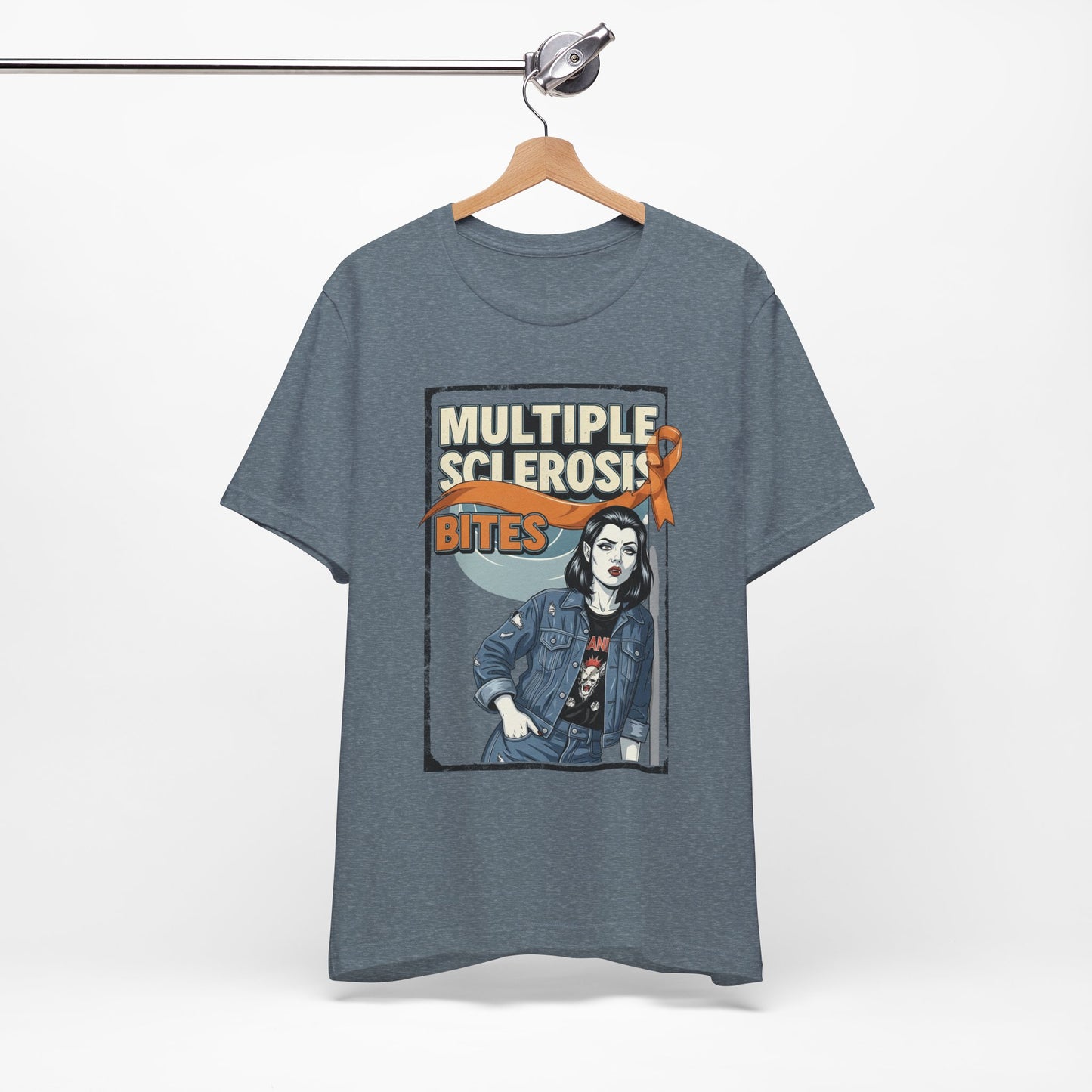 "Multiple Sclerosis Bites" Unisex T-shirt for MS Awareness