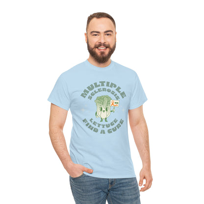 MS Awareness Punny Lettuce Find A Cure - Tee Unisex Adult for MS warriors, supporters, awareness