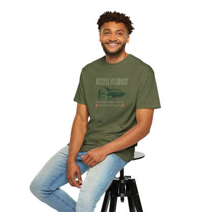 MS Awareness Unisex T-shirt - High Maintenance Disease for Car Lovers