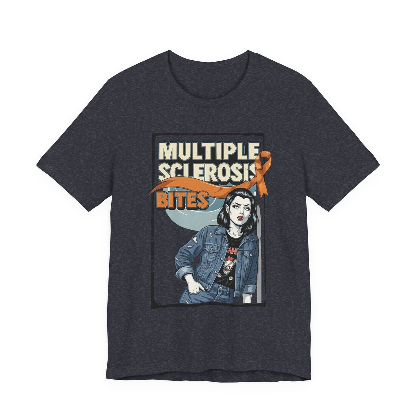"Multiple Sclerosis Bites" Unisex T-shirt for MS Awareness