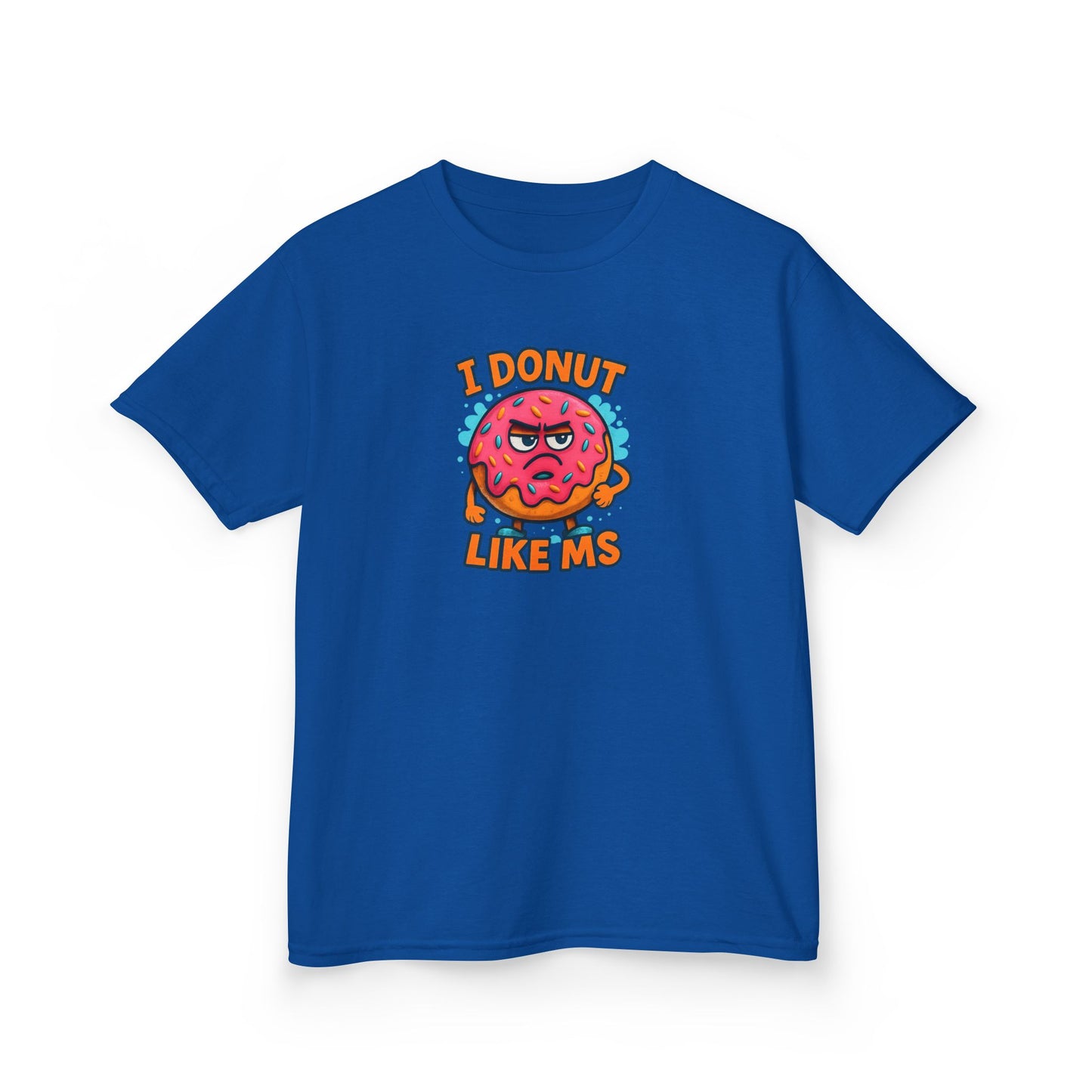 Kids "I Donut Like MS" T-Shirt | Youth Support Shirt for a Loved One with MS | Children's Chronic Illness Awareness Tee
