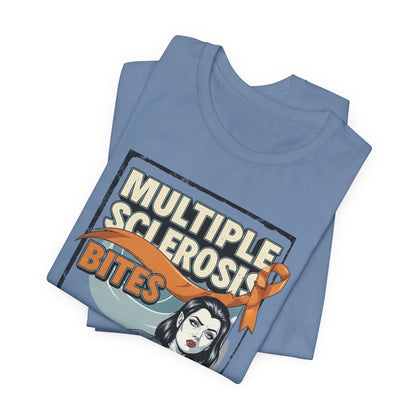 "Multiple Sclerosis Bites" Unisex T-shirt for MS Awareness