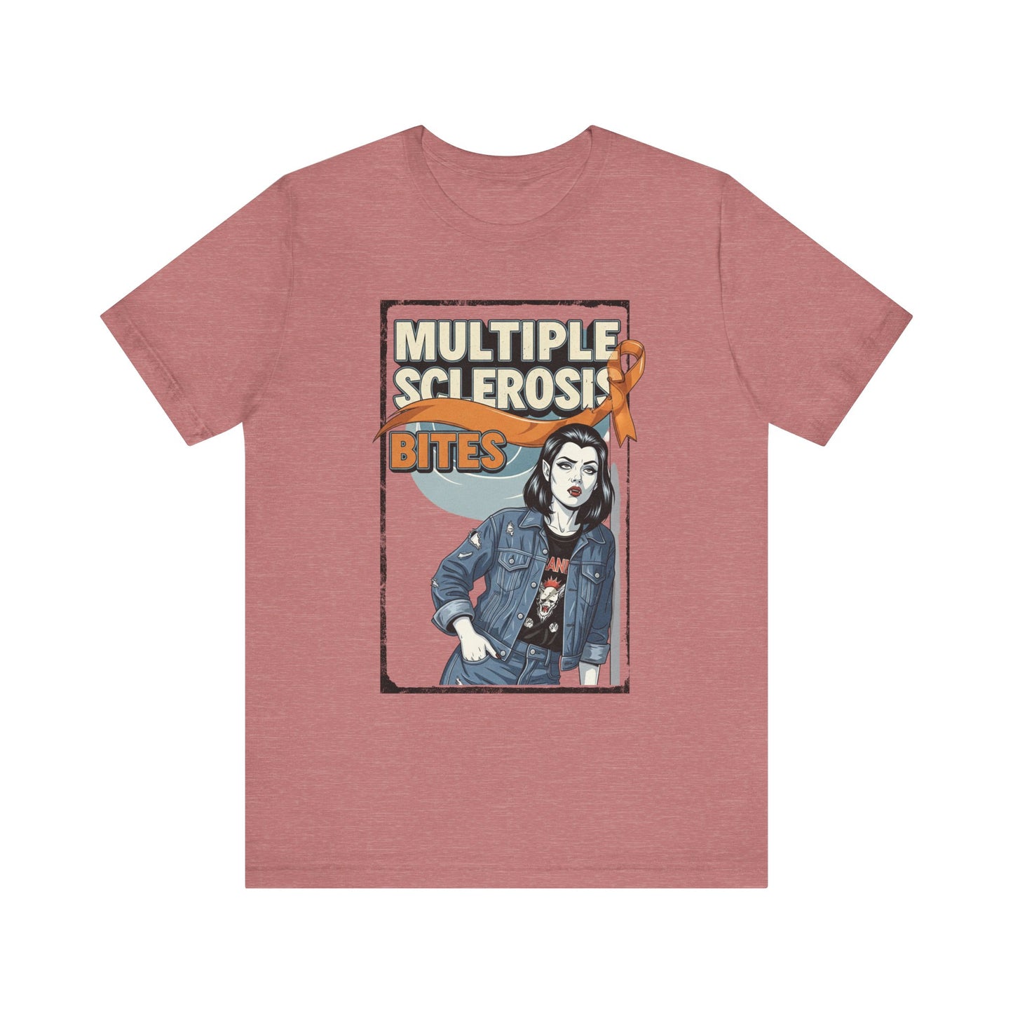 "Multiple Sclerosis Bites" Unisex T-shirt for MS Awareness