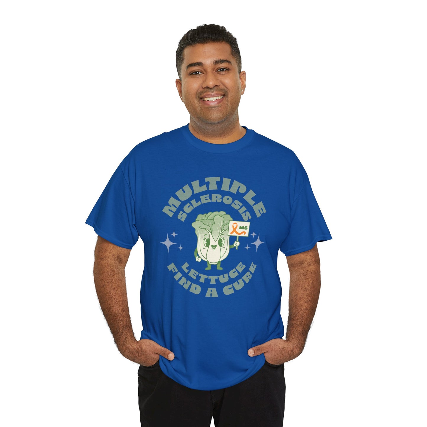 MS Awareness Punny Lettuce Find A Cure - Tee Unisex Adult for MS warriors, supporters, awareness