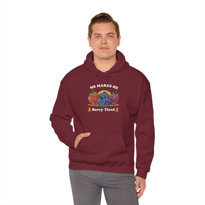 Berry Tired Hoodie - Funny Fruit Sweatshirt, Unisex Apparel, Cute Gift for Fruit Lovers, Cozy Wear, Humor Clothing