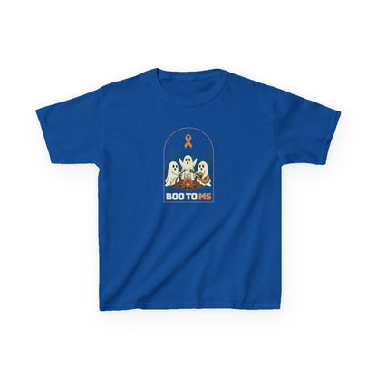 Kids Cute Boo to MS - Unisex Tee Kids for Halloween and Multiple Sclerosis Awareness