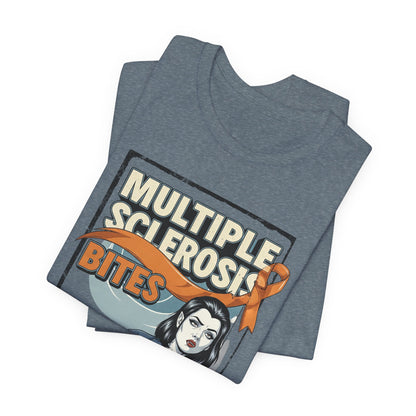 "Multiple Sclerosis Bites" Unisex T-shirt for MS Awareness