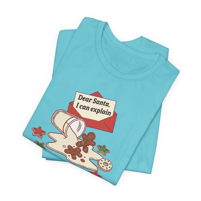 FUNNY Dear Santa MS Did it! Unisex Tee, Multiple Sclerosis Awareness, Charity Shirt, Unisex, Gift for Supporters, Fundraising Apparel