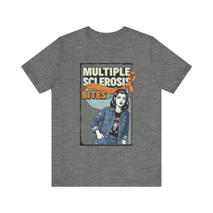 "Multiple Sclerosis Bites" Unisex T-shirt for MS Awareness