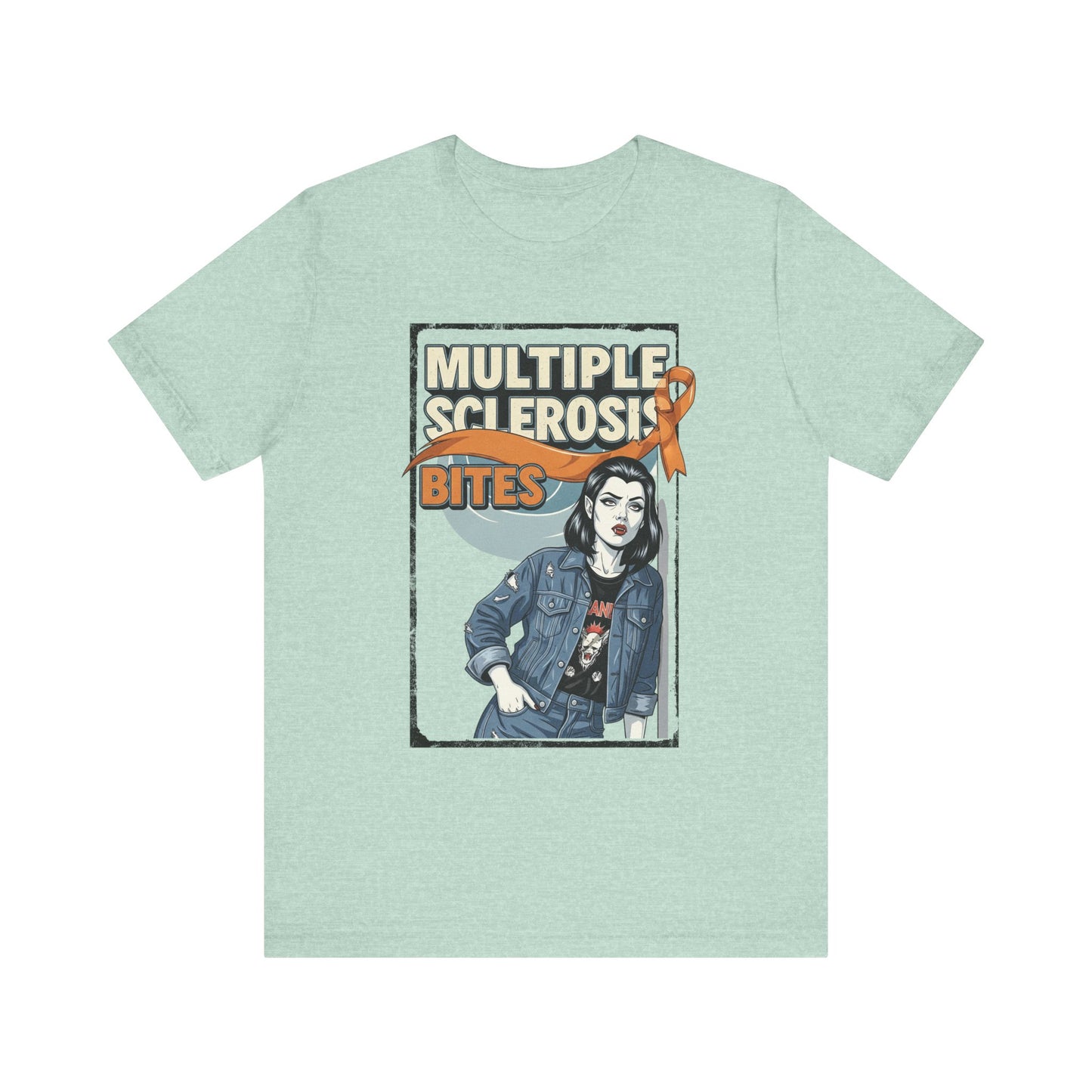 "Multiple Sclerosis Bites" Unisex T-shirt for MS Awareness