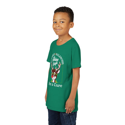 Youth Shine Bright For a Cure Tee MS Awareness Holiday Shirt