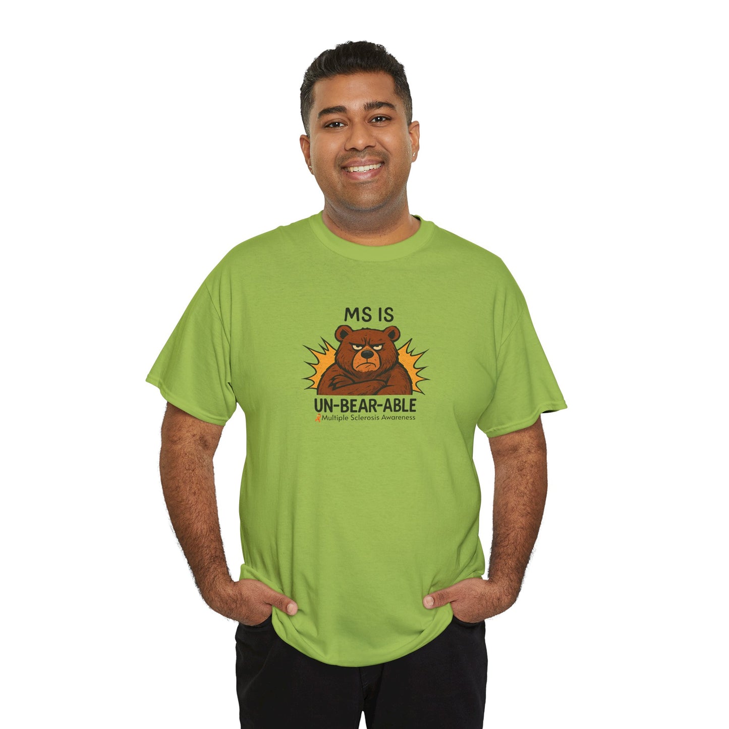 Punny MS is Un-Bear-Able T-shirt for Multiple Sclerosis Awareness