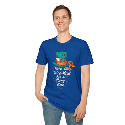 Mad For a Cure T-Shirt, Team MS Shirt, Unisex Softstyle Tee, Cure Awareness Tee, Fun Gift for Alice in Wonderland Fans, Birthday Gift, [...]