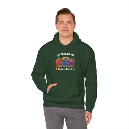 Berry Tired Hoodie - Funny Fruit Sweatshirt, Unisex Apparel, Cute Gift for Fruit Lovers, Cozy Wear, Humor Clothing