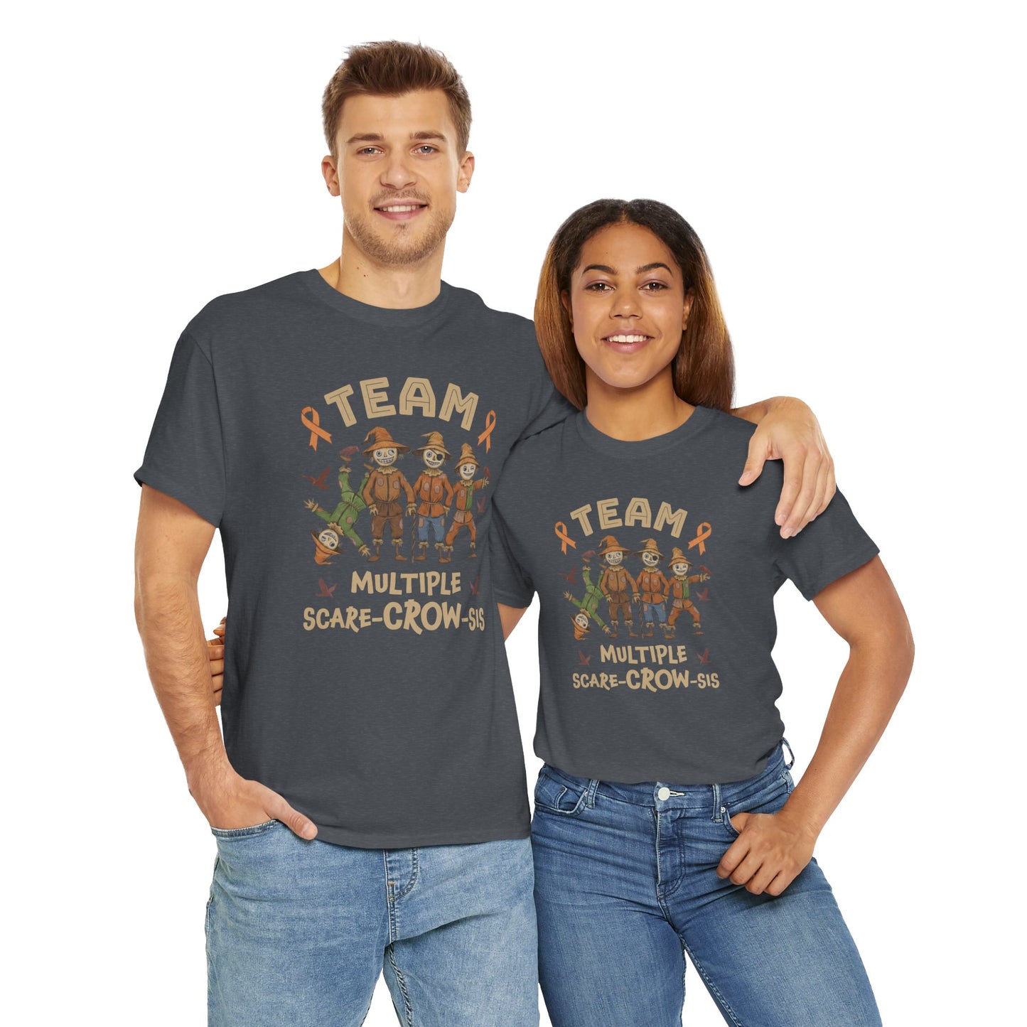 Multiple Scare-Crow-Sis Unisex Heavy Cotton Tee