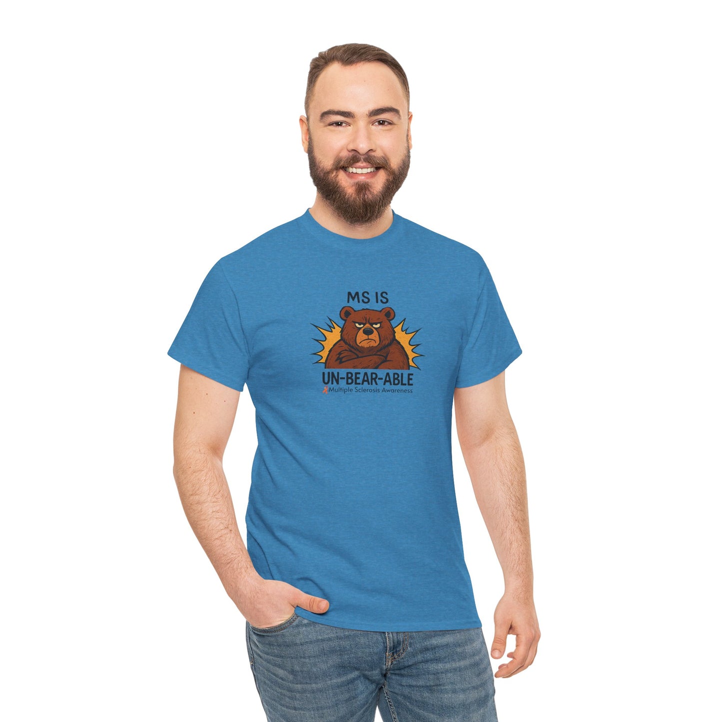 Punny MS is Un-Bear-Able T-shirt for Multiple Sclerosis Awareness