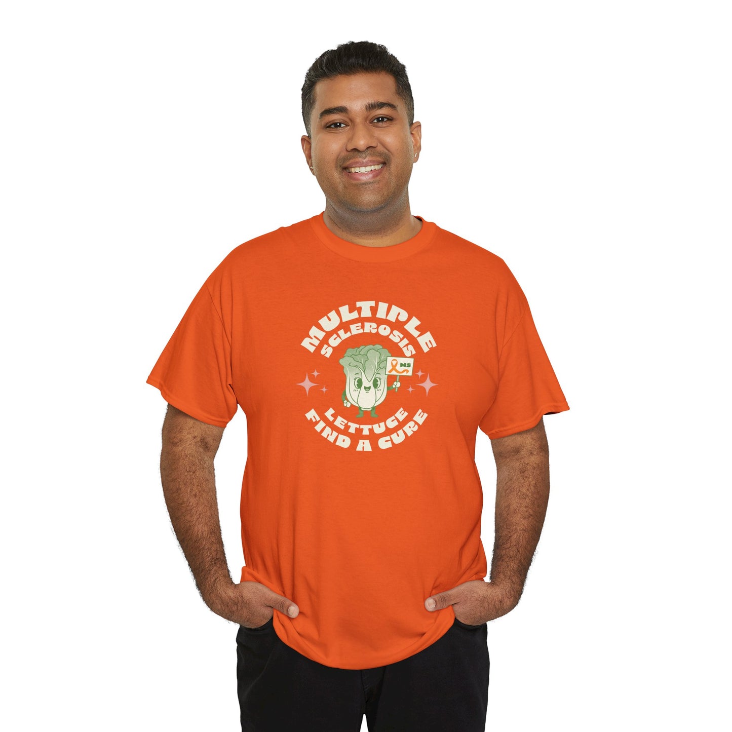 MS Awareness Punny Lettuce Find A Cure - Tee Unisex Adult for MS warriors, supporters, awareness