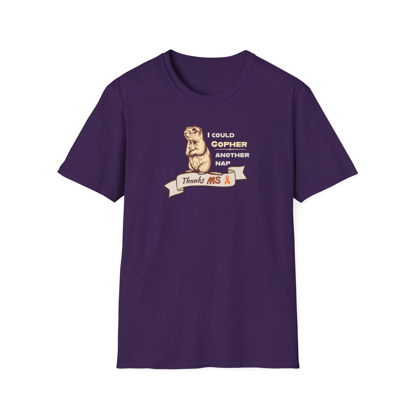 "Gopher a Nap" Unisex Tee: A Humorous Nod to Living with MS