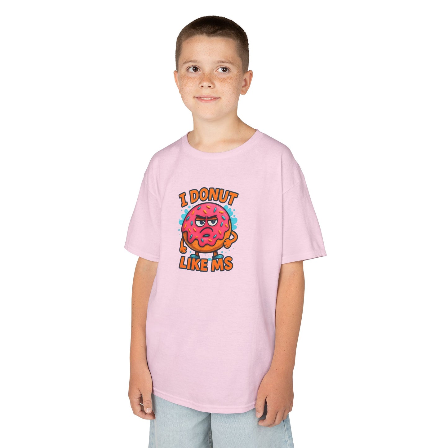 Kids "I Donut Like MS" T-Shirt | Youth Support Shirt for a Loved One with MS | Children's Chronic Illness Awareness Tee