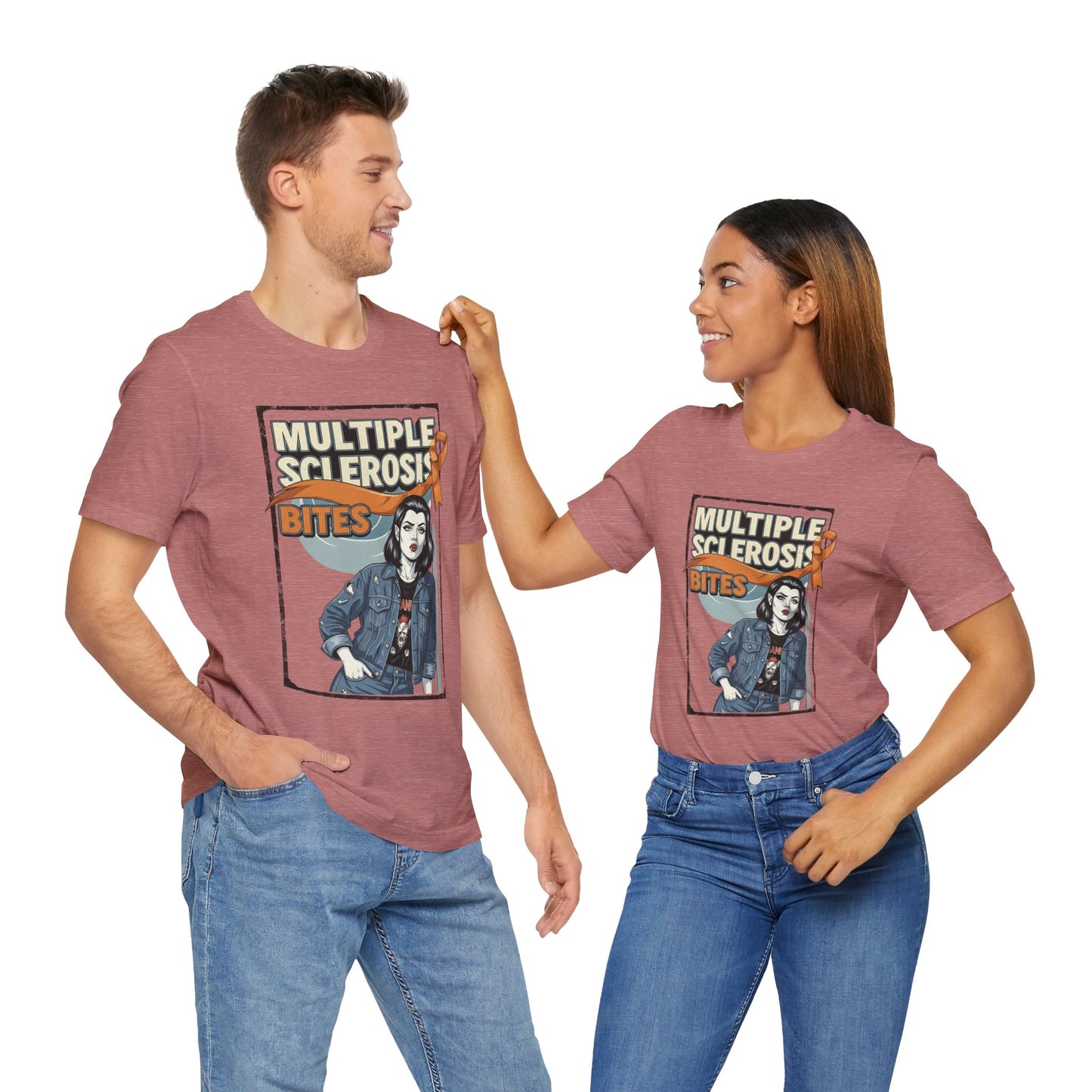 "Multiple Sclerosis Bites" Unisex T-shirt for MS Awareness