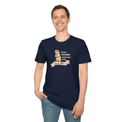 "Gopher a Nap" Unisex Tee: A Humorous Nod to Living with MS