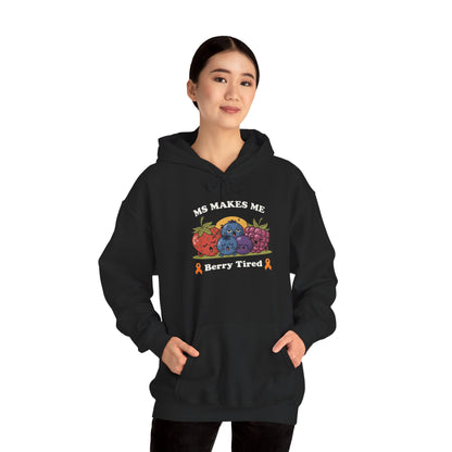 Berry Tired Hoodie - Funny Fruit Sweatshirt, Unisex Apparel, Cute Gift for Fruit Lovers, Cozy Wear, Humor Clothing