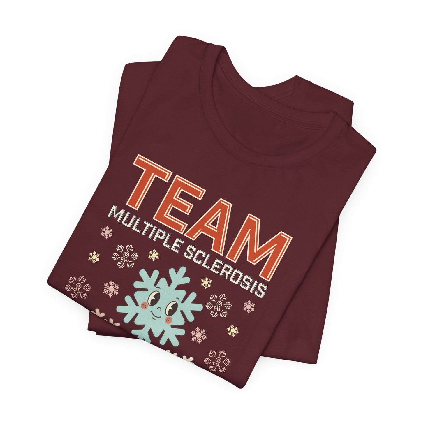 Falling for a Cure Team Tee- Adult Multiple Sclerosis Awareness, Charity Shirt, Unisex, Gift for Supporters, Fundraising Apparel