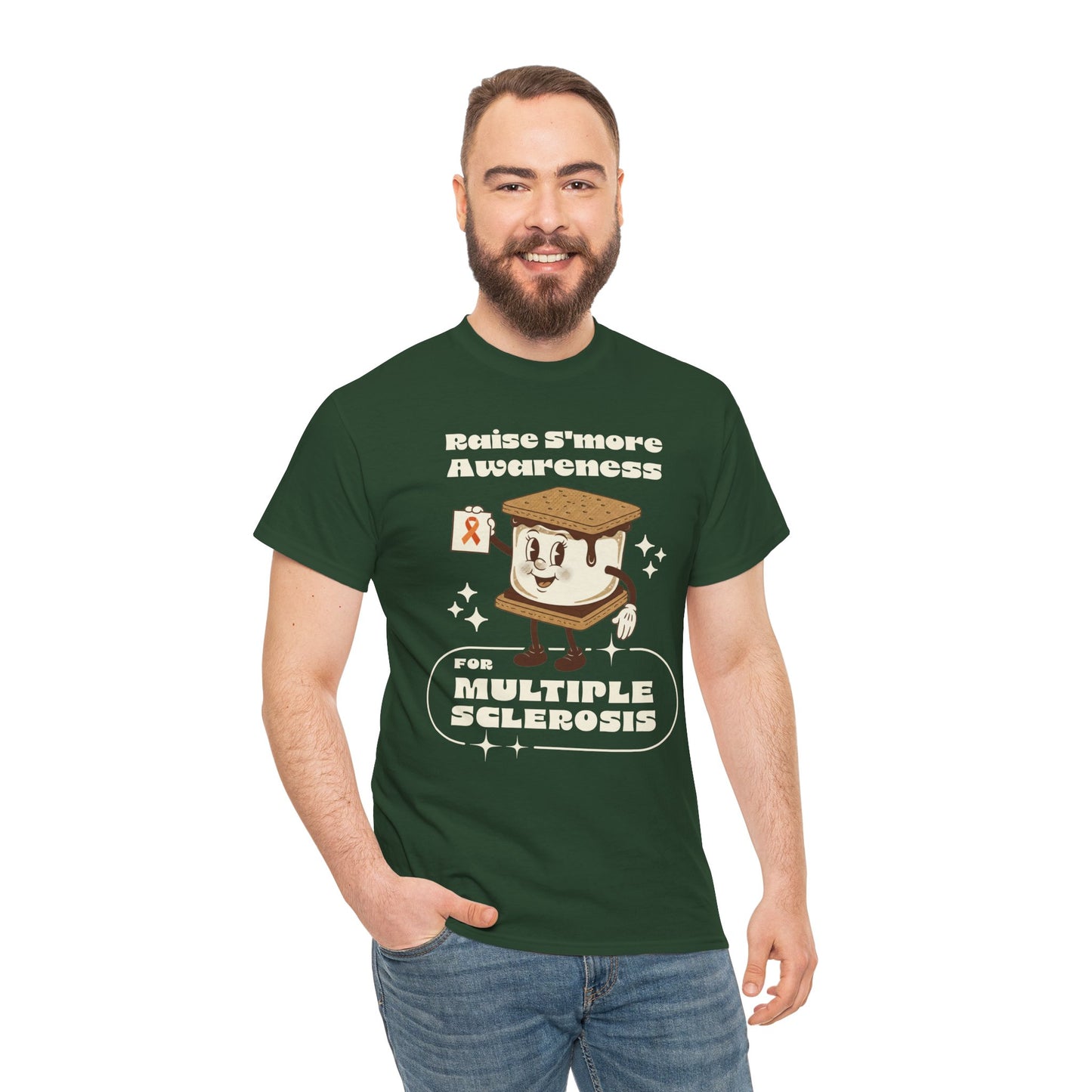 Raise S'more Awareness for Multiple Sclerosis,- Unisex Heavy Cotton Tee - Awareness Tee, Charity T-Shirt, Casual Wear, Fun Gift Idea, [...]