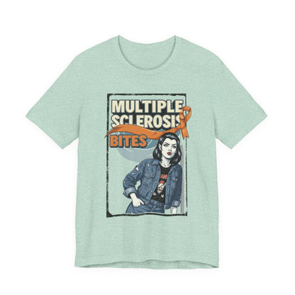 "Multiple Sclerosis Bites" Unisex T-shirt for MS Awareness