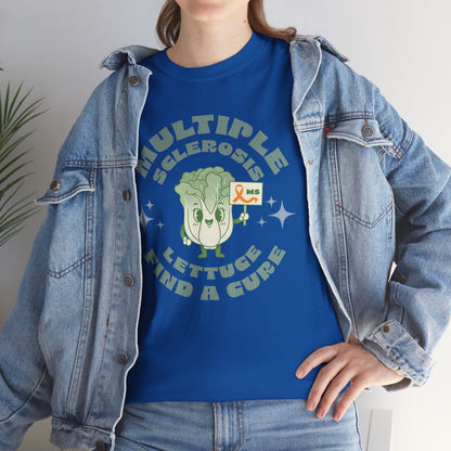 MS Awareness Punny Lettuce Find A Cure - Tee Unisex Adult for MS warriors, supporters, awareness