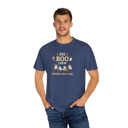 MS Boo Crew Unisex T-shirt -  Festive Fall T-Shirt for MS Awareness and Halloween