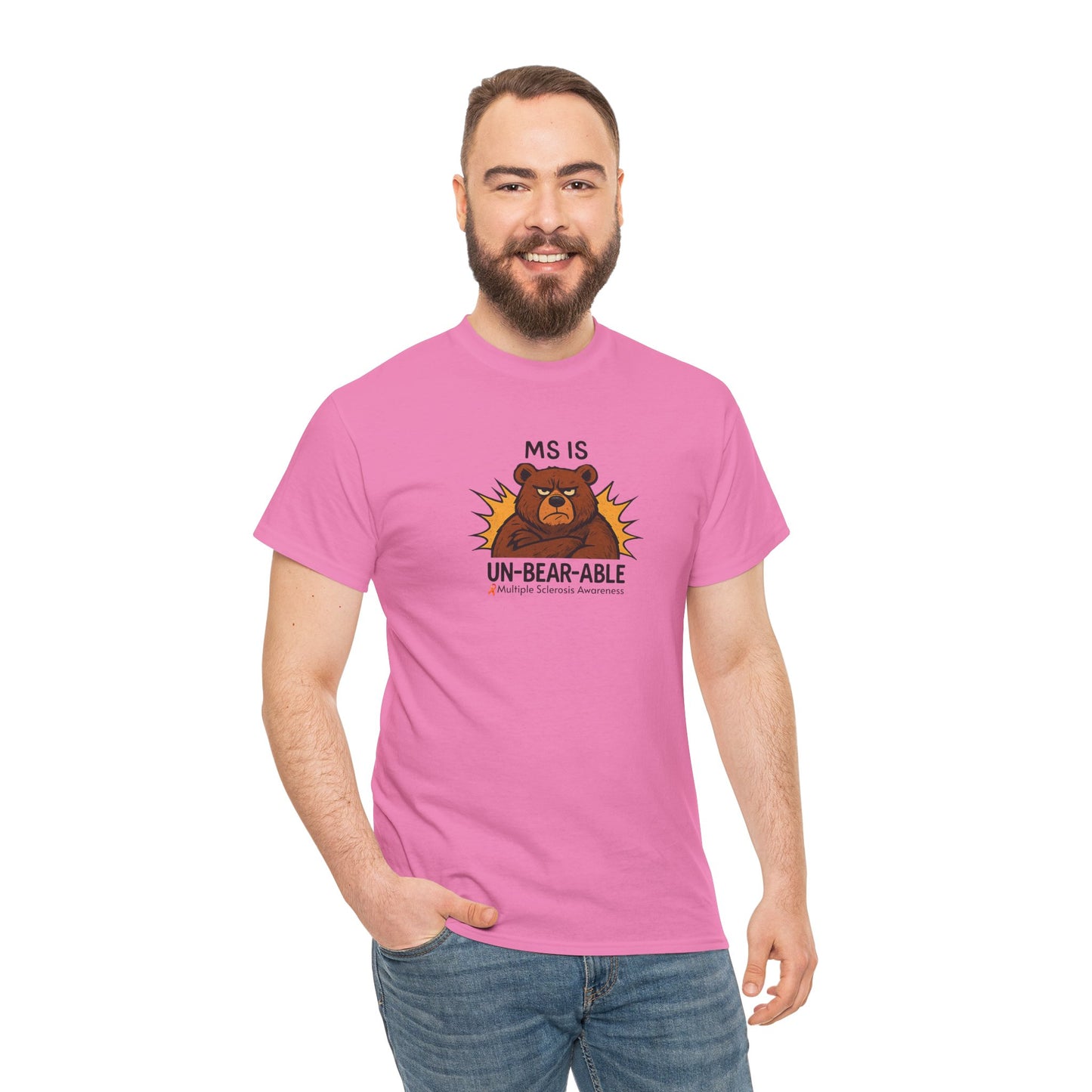 Punny MS is Un-Bear-Able T-shirt for Multiple Sclerosis Awareness