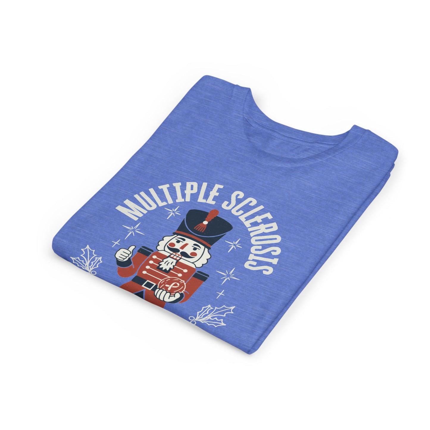 Youth "Crackn' For a Cure" Holiday Short Sleeve Tee for MS Awareness