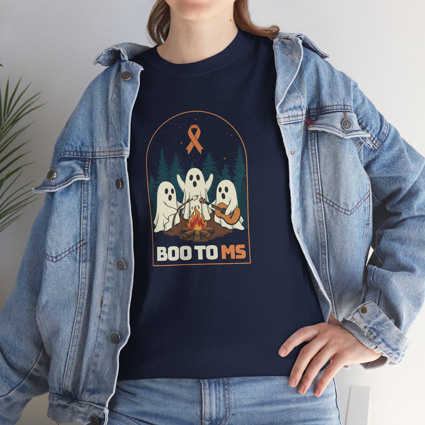 Cute Boo to MS Unisex Tee | Halloween Multiple Sclerosis Awareness T-Shirt