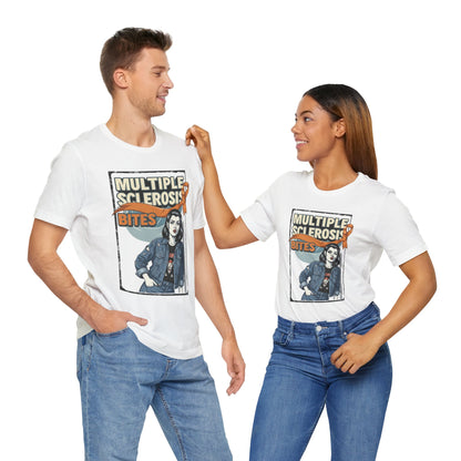 "Multiple Sclerosis Bites" Unisex T-shirt for MS Awareness
