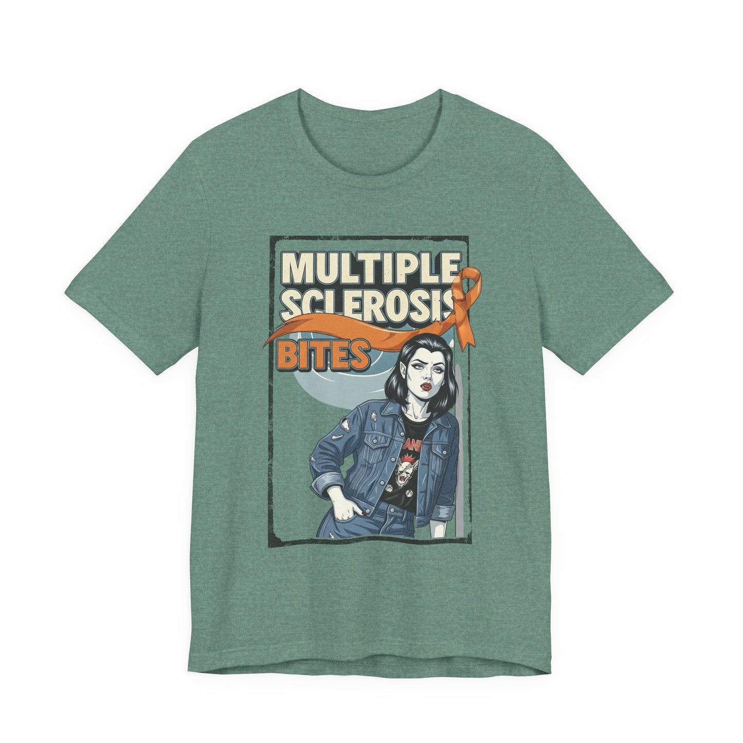 "Multiple Sclerosis Bites" Unisex T-shirt for MS Awareness