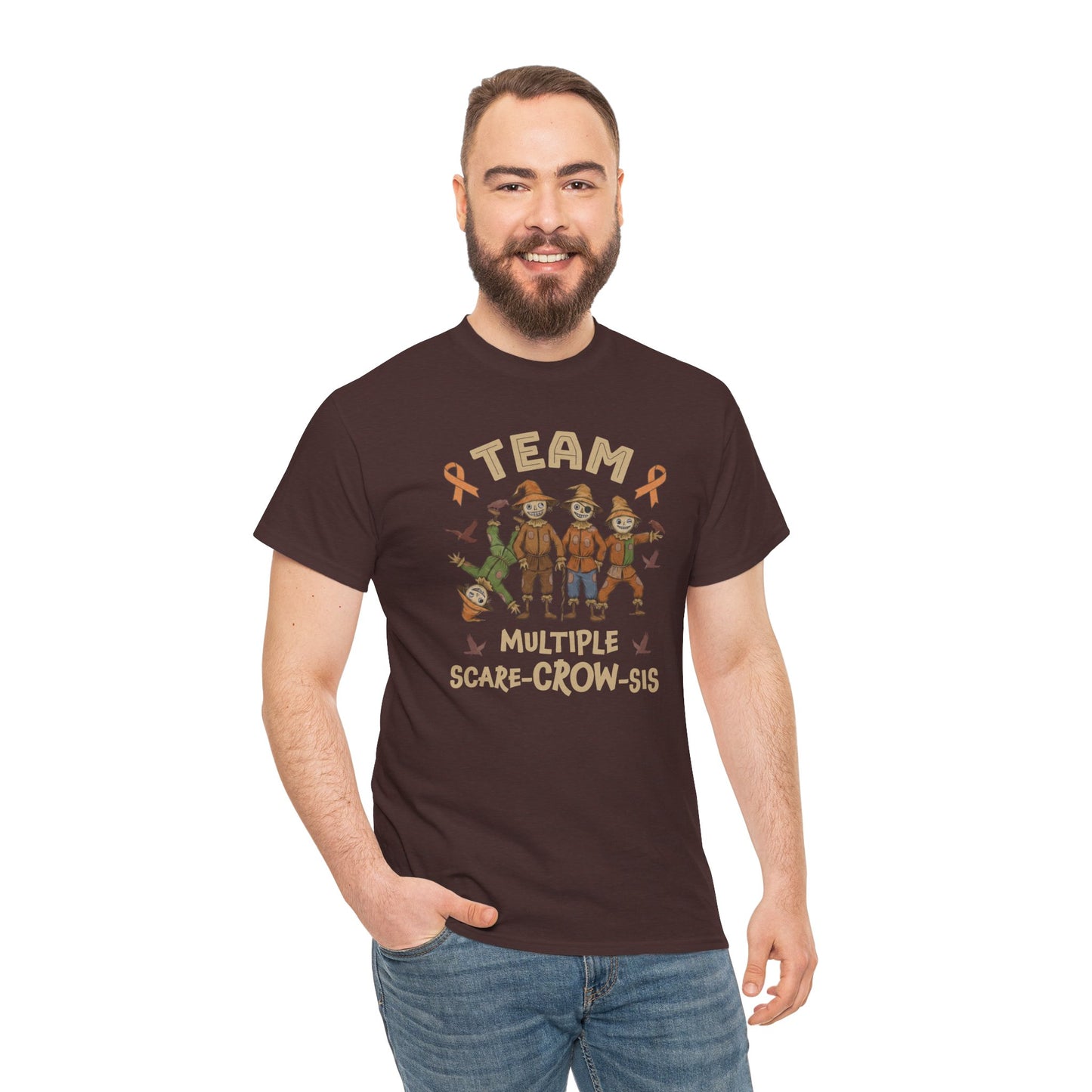 Multiple Scare-Crow-Sis Unisex Heavy Cotton Tee