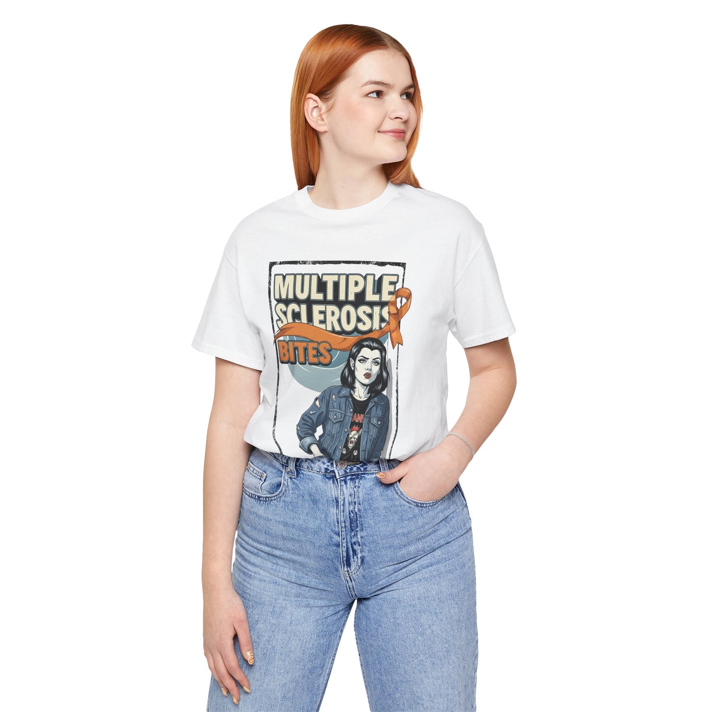 "Multiple Sclerosis Bites" Unisex T-shirt for MS Awareness