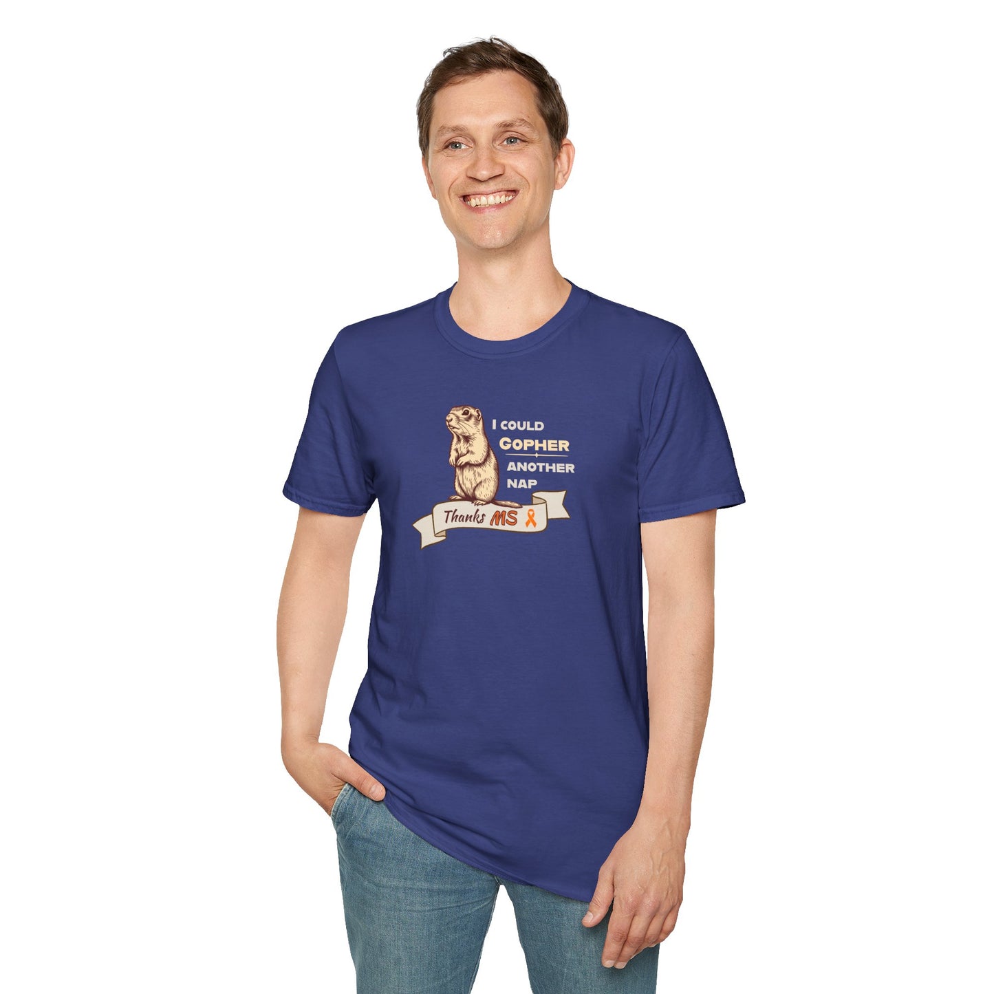 "Gopher a Nap" Unisex Tee: A Humorous Nod to Living with MS